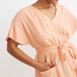 NWT * free shipping* Madewell Linen TieWaist Dress